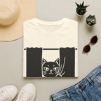 T-Shirt — 'Weekend Plan Avoiding People' Tired Cat Graphic Tee (Tired jokes)