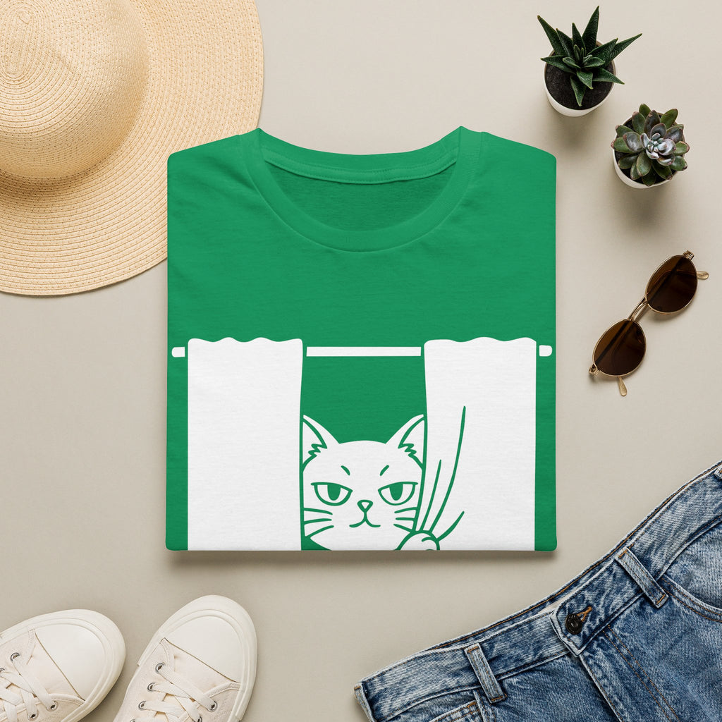 T-Shirt — 'Weekend Plan Avoiding People' Tired Cat Graphic Tee (Tired jokes)