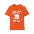T-Shirt — 'ANOTHER MEETING THAT COULD  BE A NAP' Tired Cat Graphic Tee (Tired jokes)