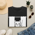 T-Shirt — 'Weekend Plan Avoiding People' Tired Cat Graphic Tee (Tired jokes)