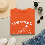 T-Shirt — 'I Peopled Enough Today' Tired Cat Graphic Tee (Tired jokes)