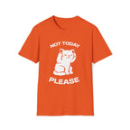 T-Shirt — 'Not Today Please' Tired Cat Graphic Tee (Tired jokes)