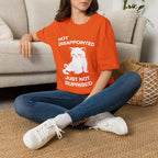 T-Shirt — 'Not Disappointed Just Not Surprised' Tired Cat Graphic Tee (Tired jokes)