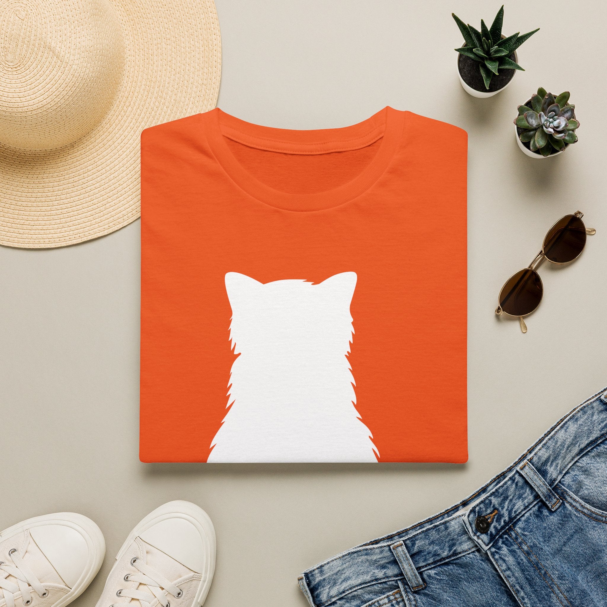 T-Shirt — 'Emotionally Unavailable' Tired Cat Graphic Tee (Tired jokes)