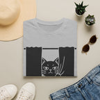 T-Shirt — 'Weekend Plan Avoiding People' Tired Cat Graphic Tee (Tired jokes)