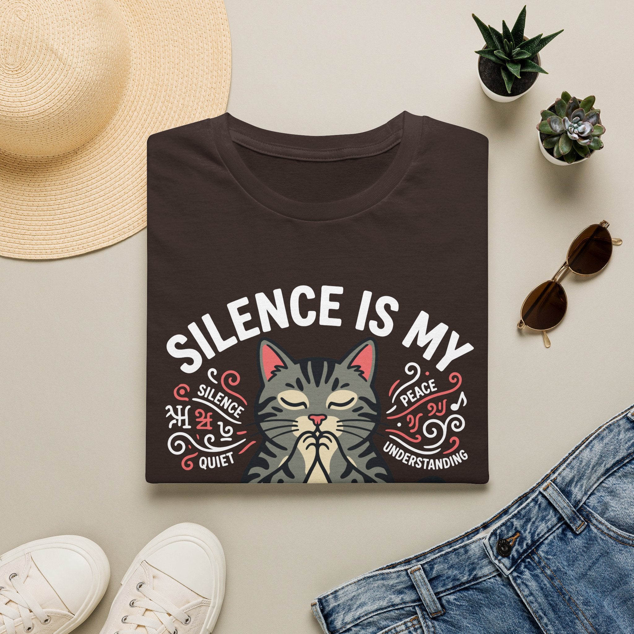 Silence is my love language T-Shirt