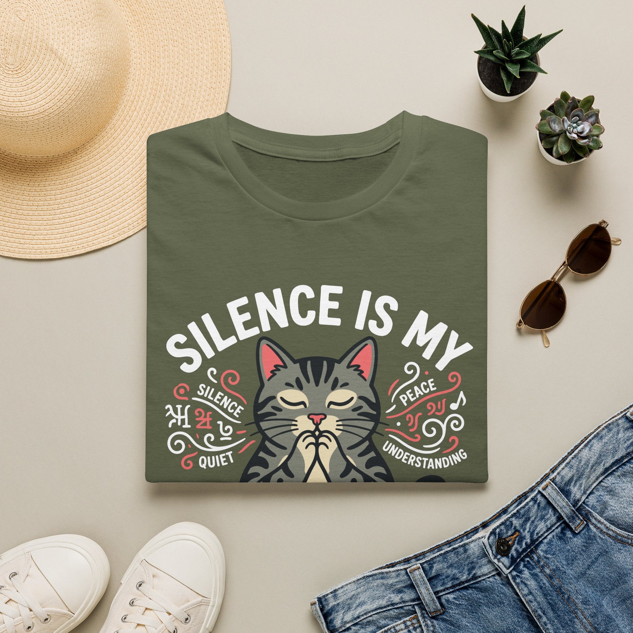 Silence is my love language T-Shirt