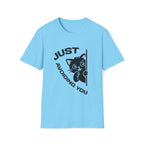 T-Shirt — 'Just Avoiding You' Tired Cat Graphic Tee (Tired jokes)