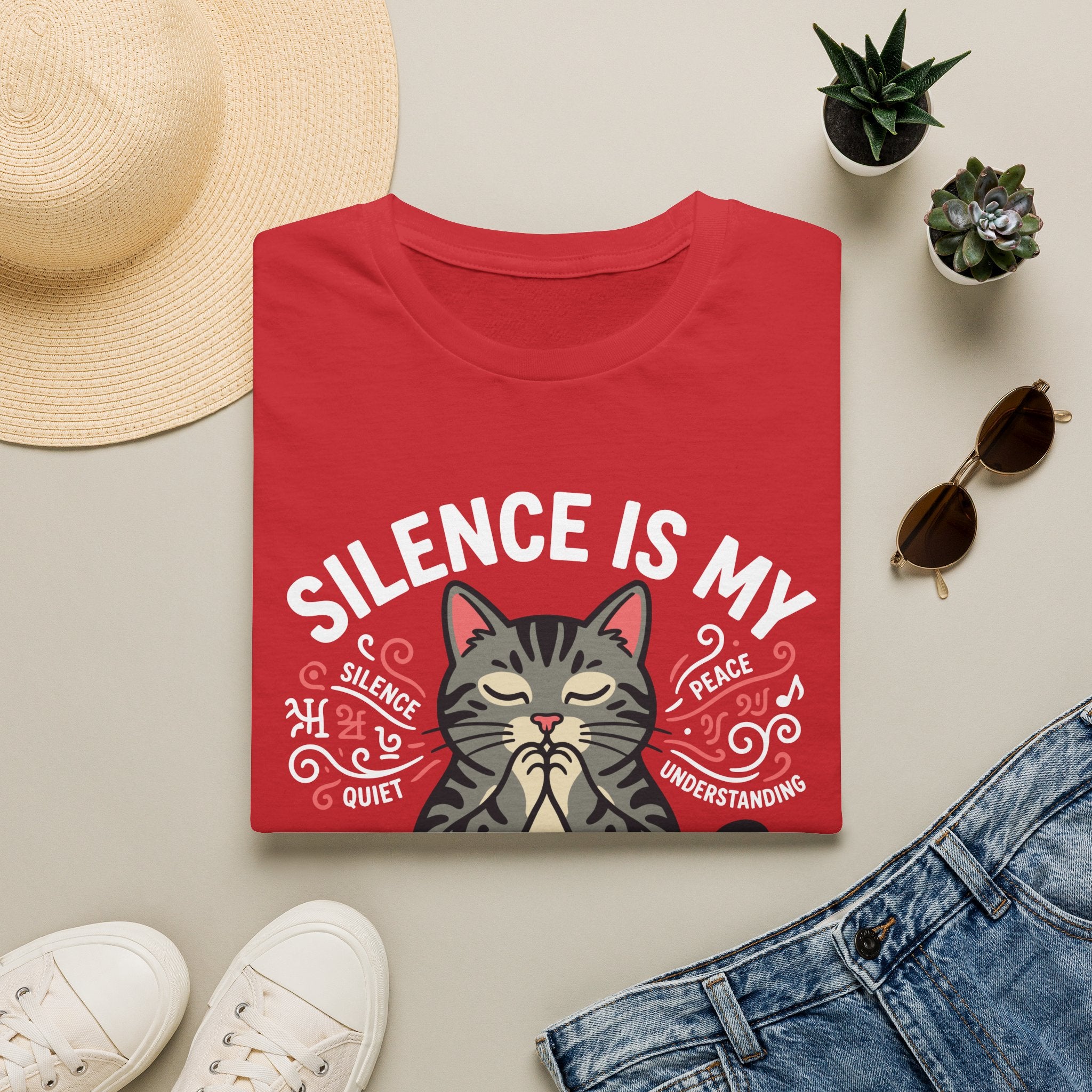 Silence is my love language T-Shirt