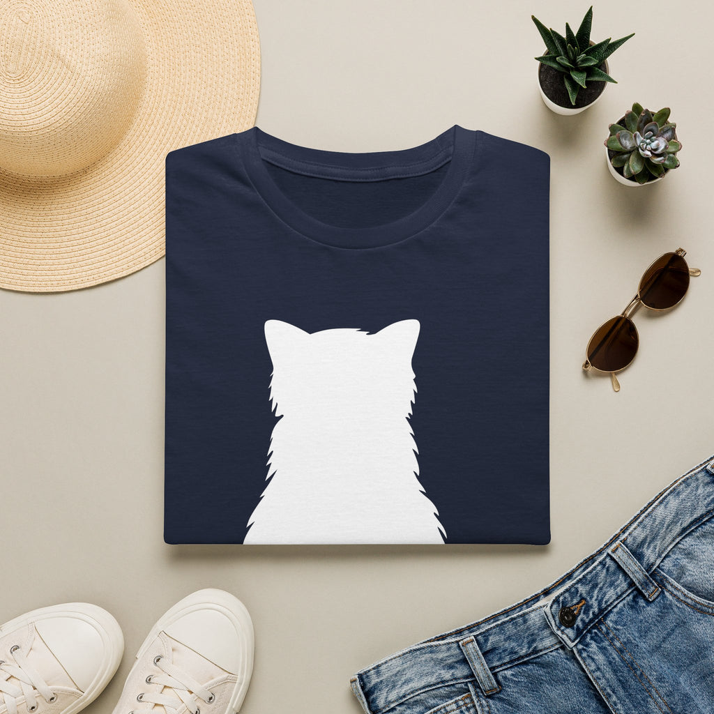 T-Shirt — 'Emotionally Unavailable' Tired Cat Graphic Tee (Tired jokes)