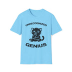 T-Shirt — 'Unrecognized Genius' Tired Cat Graphic Tee (Tired jokes)