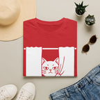 T-Shirt — 'Weekend Plan Avoiding People' Tired Cat Graphic Tee (Tired jokes)