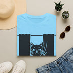 T-Shirt — 'Weekend Plan Avoiding People' Tired Cat Graphic Tee (Tired jokes)