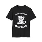 T-Shirt — 'Unrecognized Genius' Tired Cat Graphic Tee (Tired jokes)