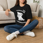 T-Shirt — 'You Overexplain I Underlisten ' Tired Cat Graphic Tee (Tired jokes)