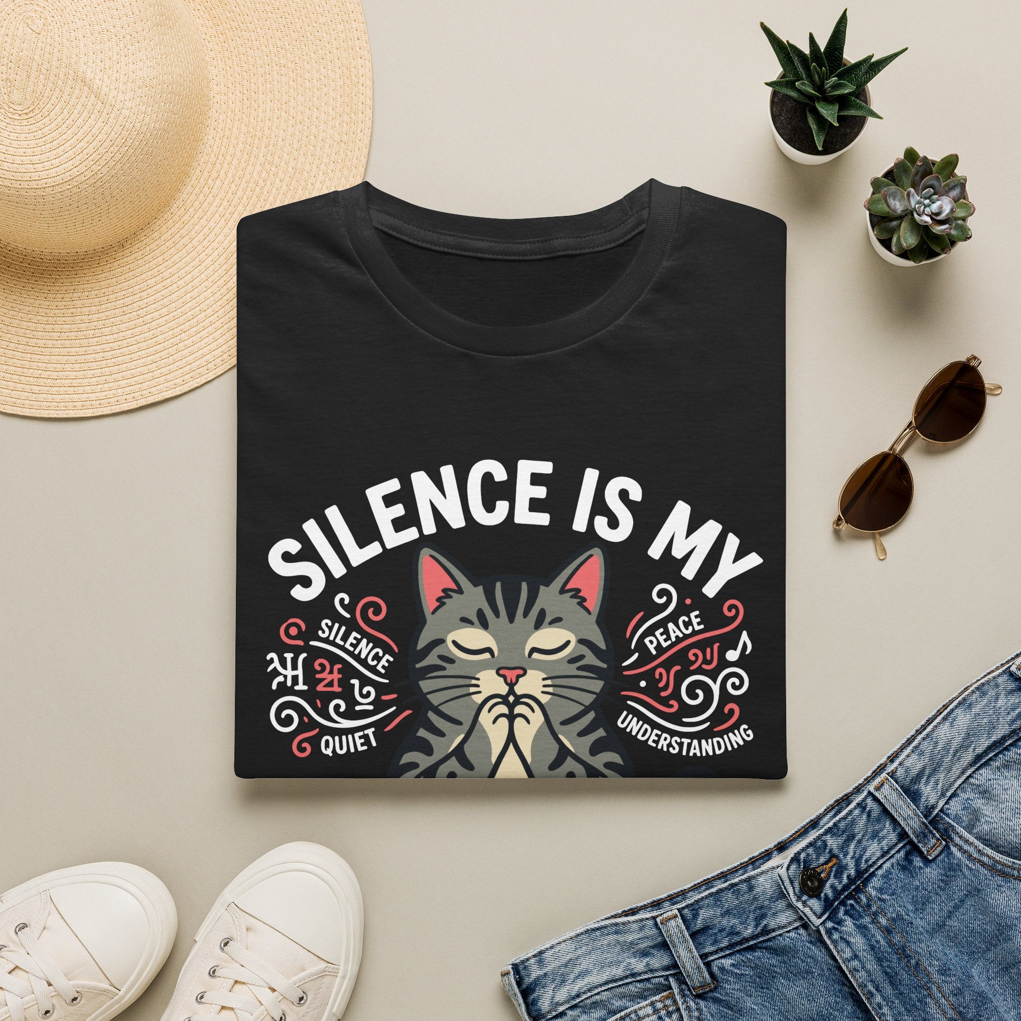 Silence is my love language T-Shirt