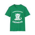 T-Shirt — 'Unrecognized Genius' Tired Cat Graphic Tee (Tired jokes)