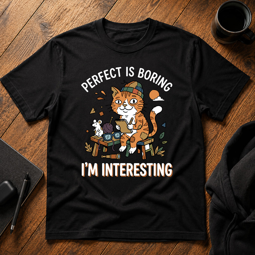 Perfect is boring, I'm interesting T-Shirt