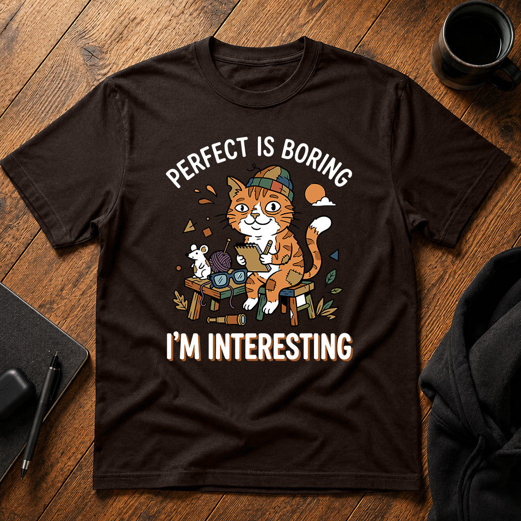 Perfect is boring, I'm interesting T-Shirt
