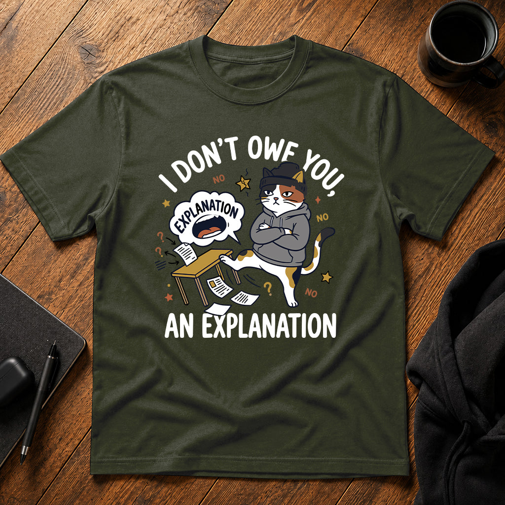 I don't owe you an explanation T-Shirt