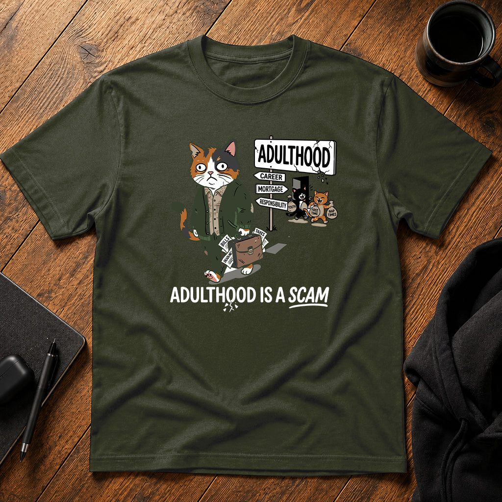 Adulthood is a scam T-Shirt