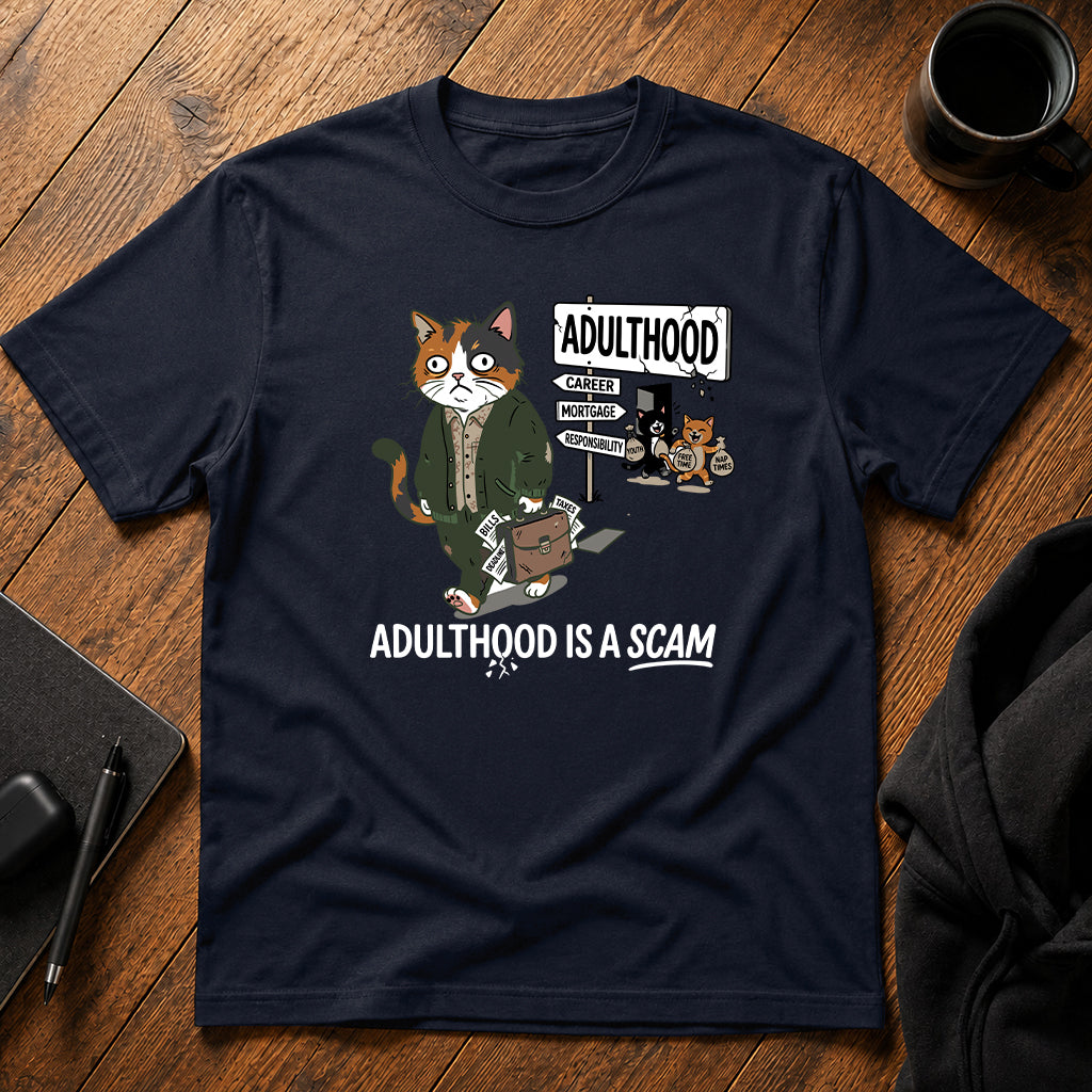 Adulthood is a scam T-Shirt