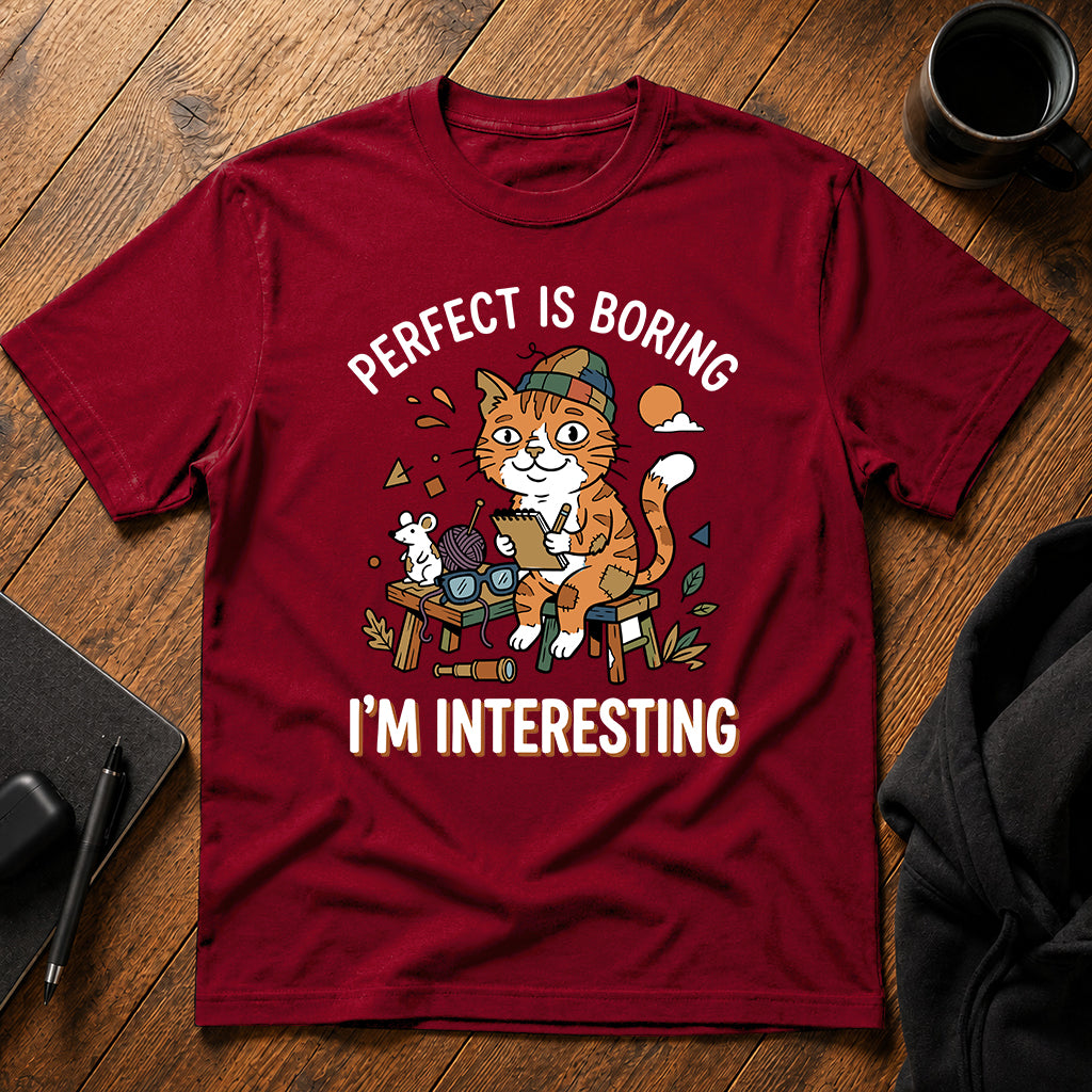 Perfect is boring, I'm interesting T-Shirt