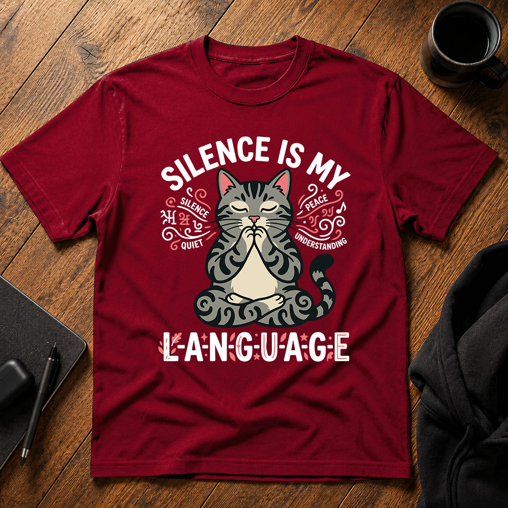 Silence is my love language T-Shirt